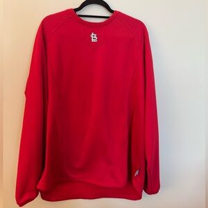 St Louis Cardinals Men’s Majestic Therma base Pullover Shirt